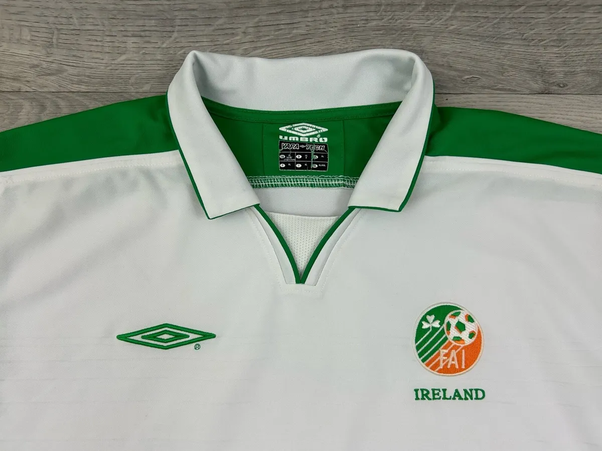 Vintage 2003 Ireland L/S Player Issue Jersey Shirt - Image 4
