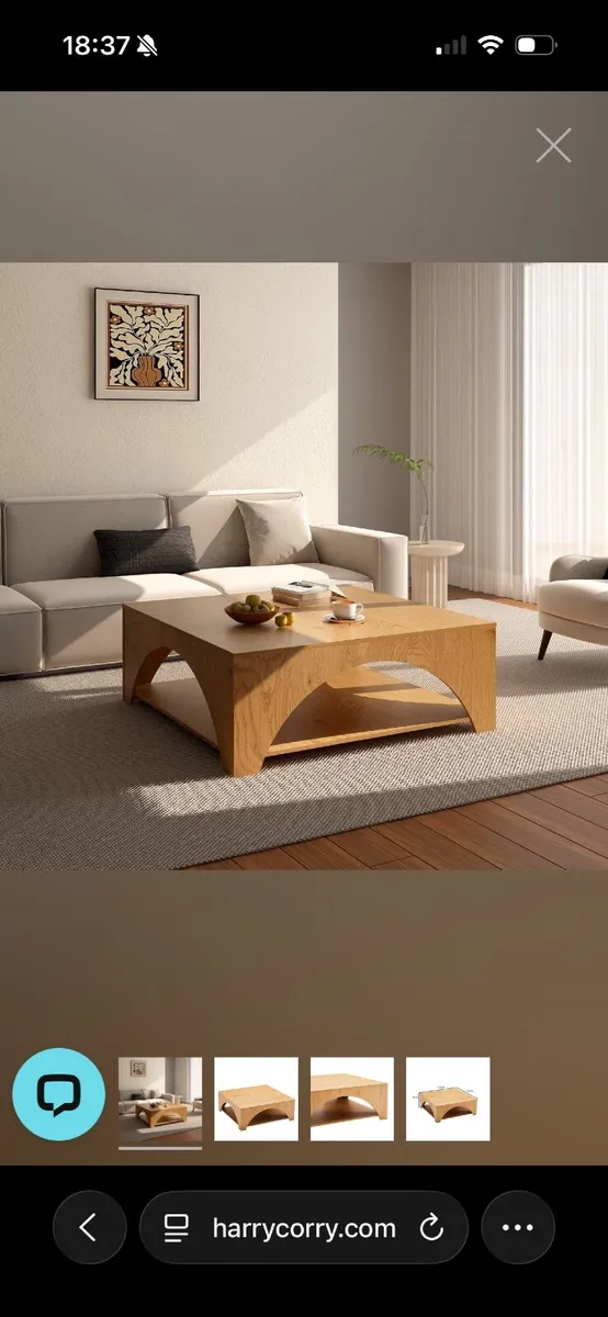Square Coffee table (1.2m x 1.2m) - Image 1