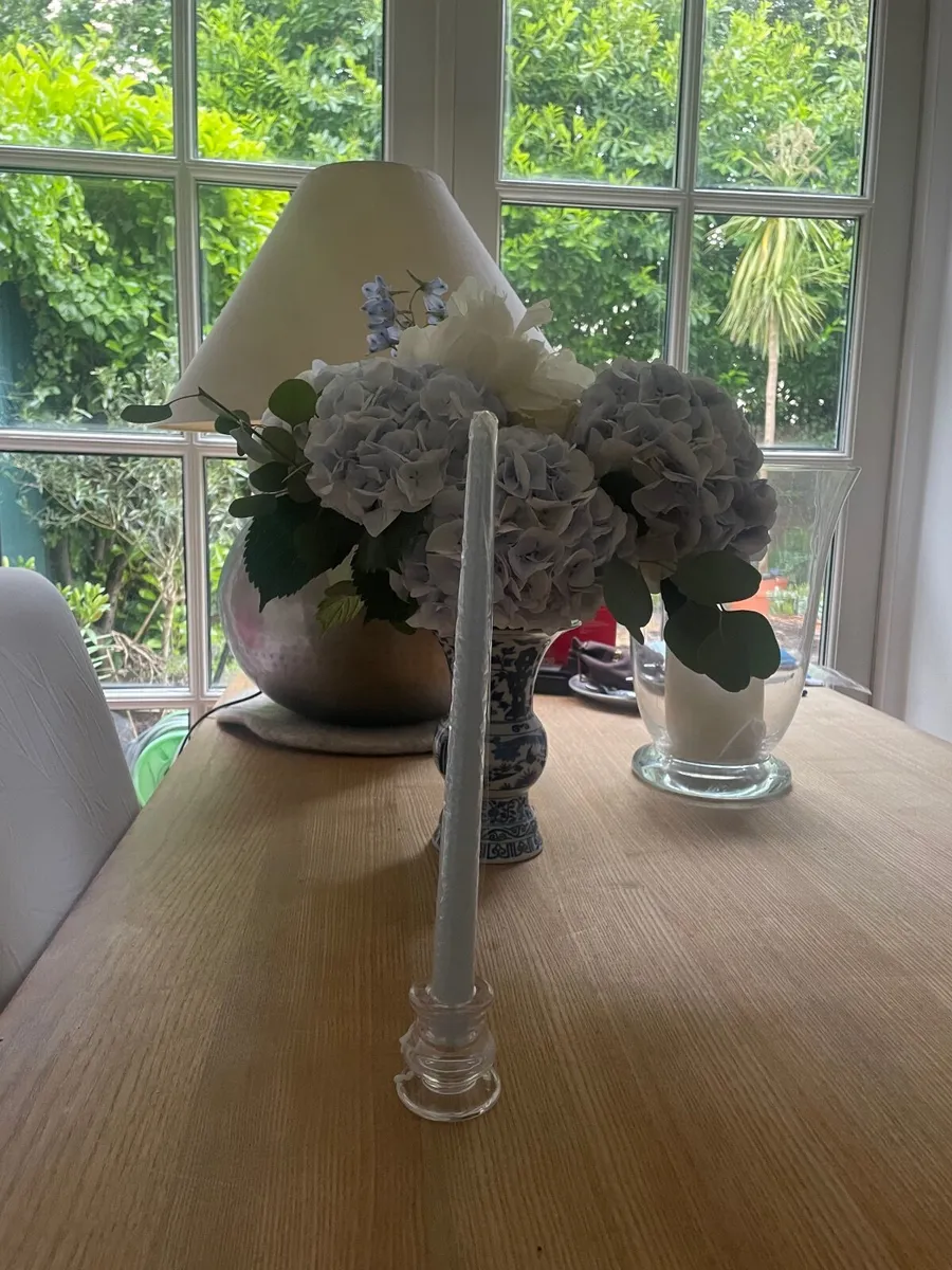 Tapered 12" Candles x 34, Ice Blue - Image 4