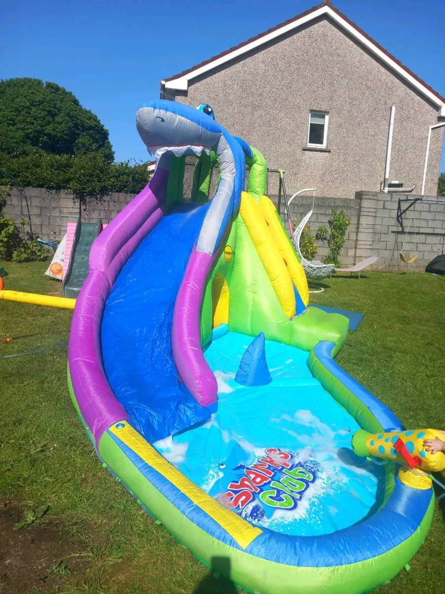 Water slide with blower - Image 1