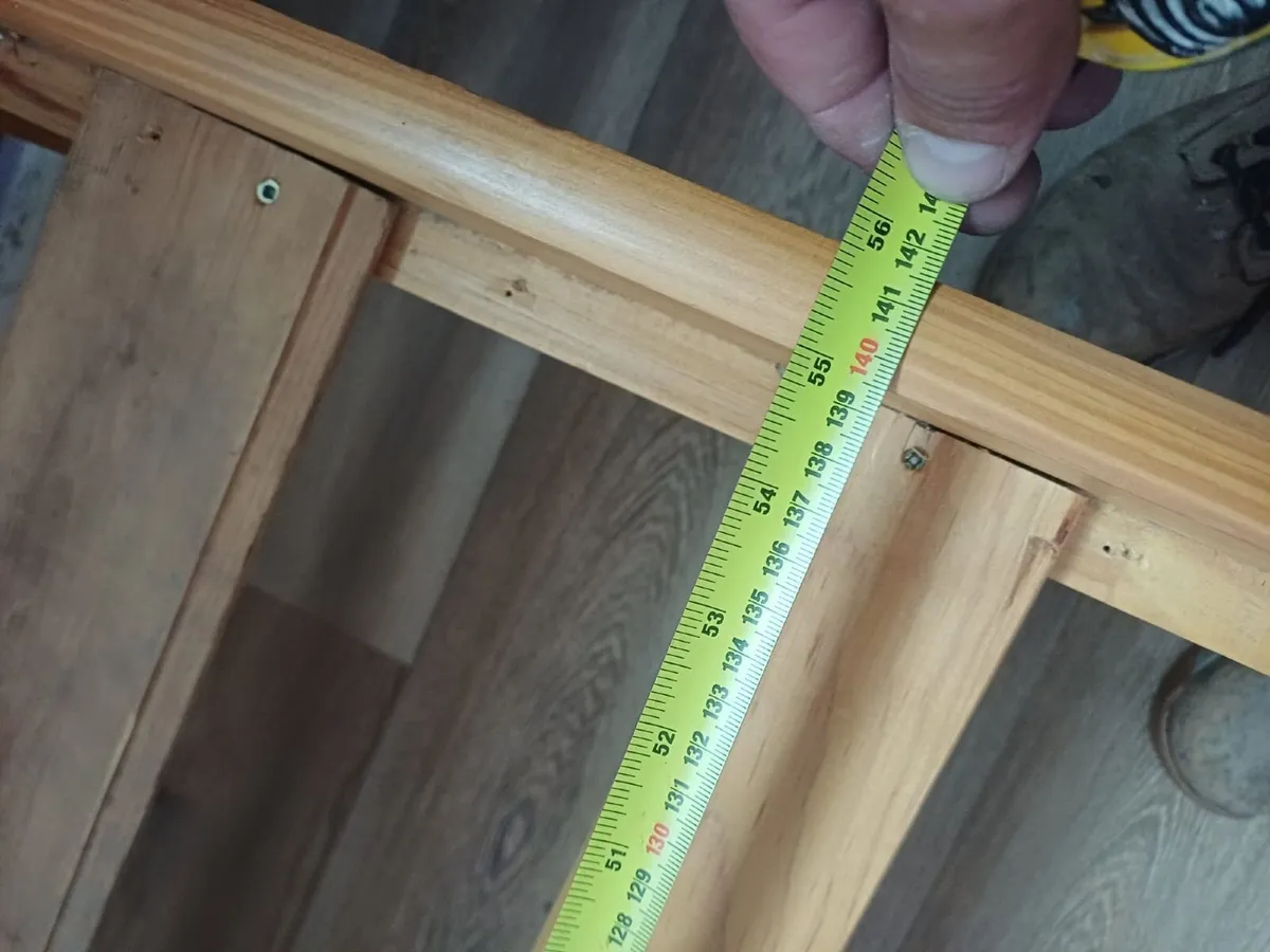 Sturdy 4Ft 6 Double Wooden Bed Frame - Image 3