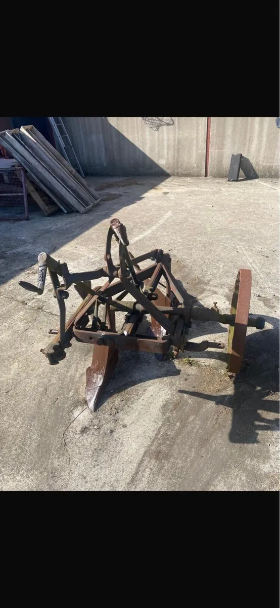 Plough, chain harrow, rear loader, roller - Image 1