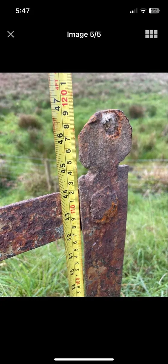 Vintage forged made gate - Image 4