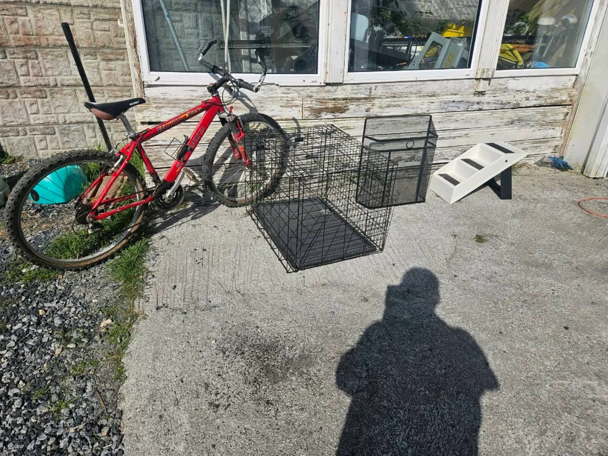 Shed clearance bicycle fire guard dog cage - Image 1