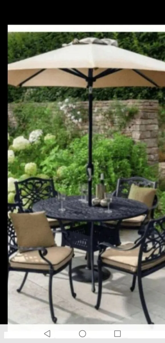 SALE*** Demo Hartman 4 Seater Cast Alum. Set