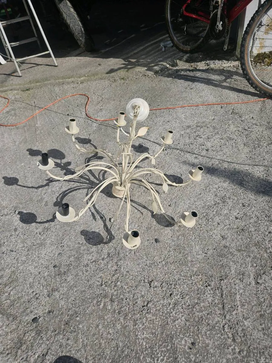 Old vintage french light chandalier - Image 1