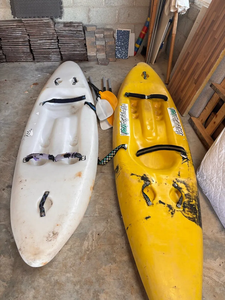 2 Kayaks for Sale – Includes Paddles - Image 2
