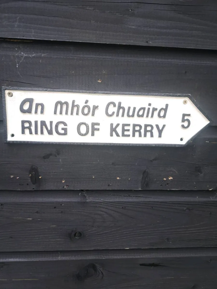 Ring of kerry cast iron sign - Image 1
