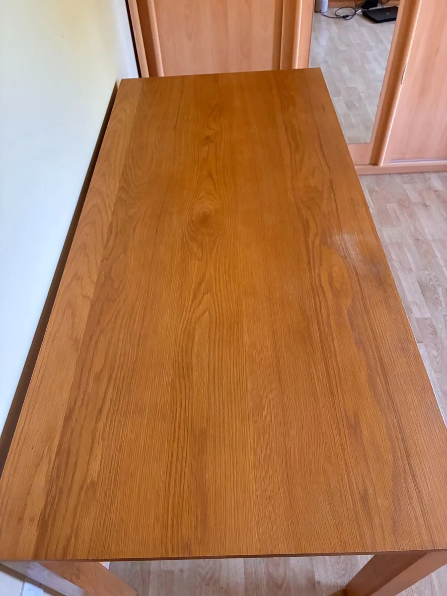 EZ Living Minimalist Oak Desk – Excellent Conditio - Image 2
