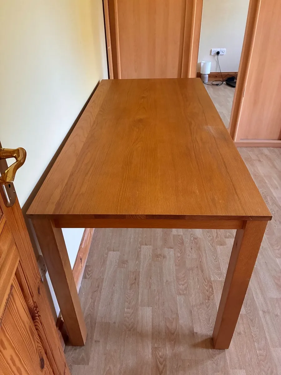 EZ Living Minimalist Oak Desk – Excellent Conditio - Image 3
