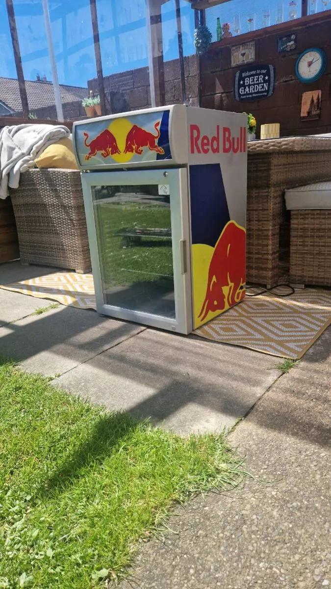 Red Bull Counter Top Fridge - Image 1