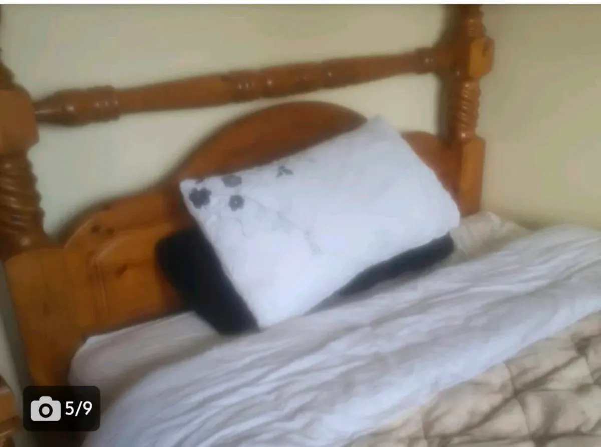 King size bed with respa mattress - Image 1