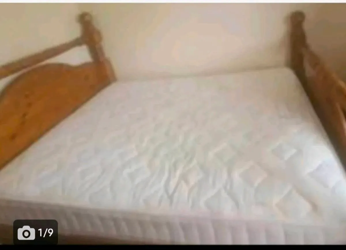 King size bed with respa mattress - Image 3