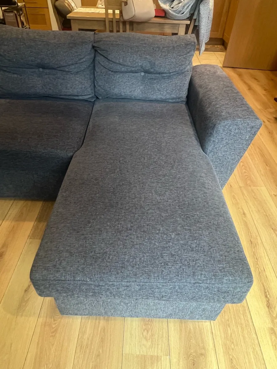 Sofa bed with chaise long like new - Image 2