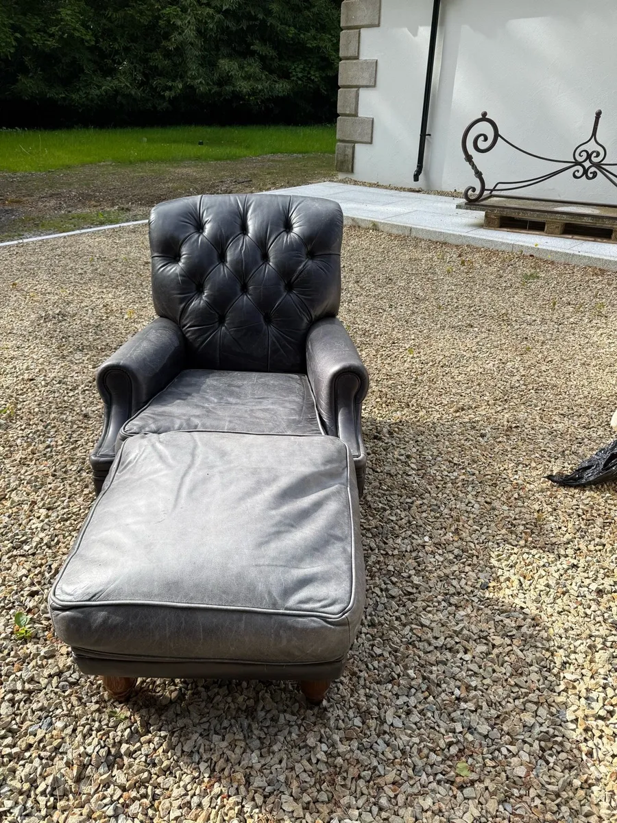 Leather Arm Chair - Image 1
