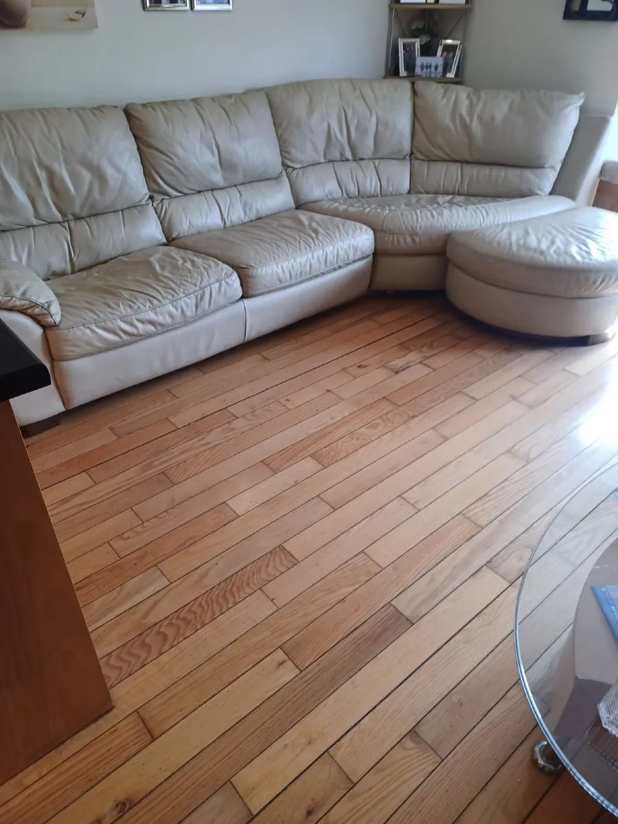 Corner leather suite of furniture ( left) - Image 2