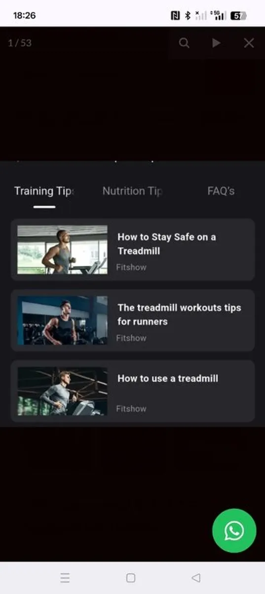 C-99 Commercial SMART Folding Treadmill with Incl - Image 3