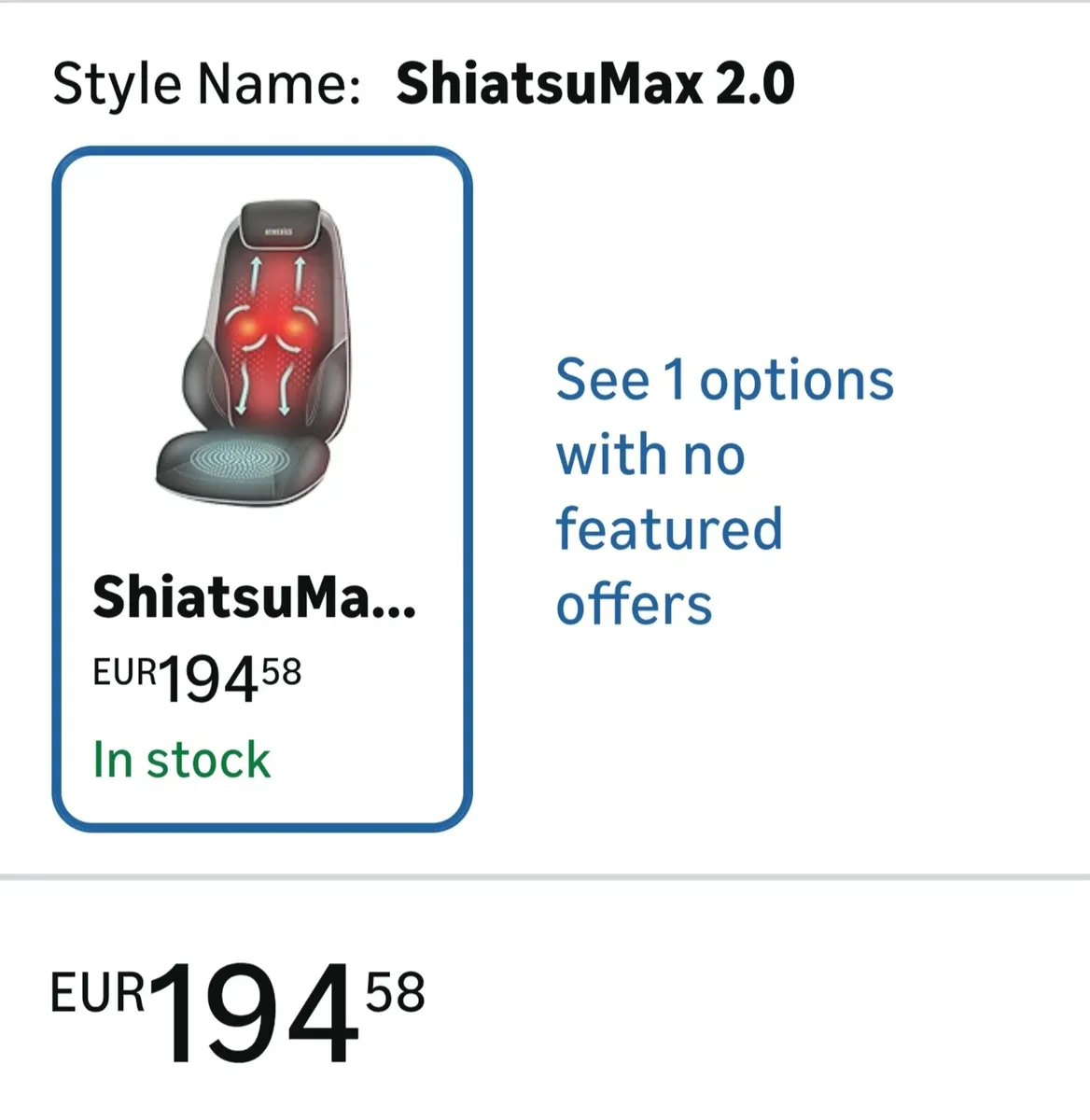 Electric back massager - Image 1