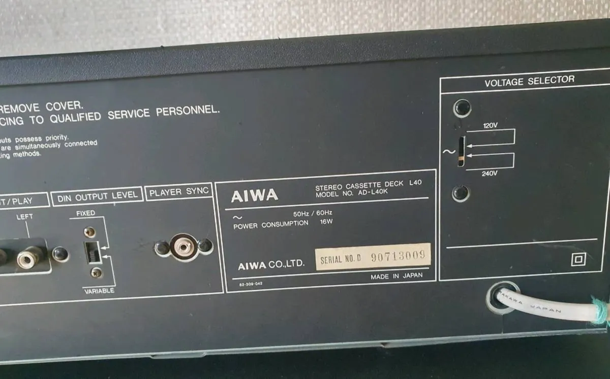 AIWA Metal Cassette Deck - Image 4