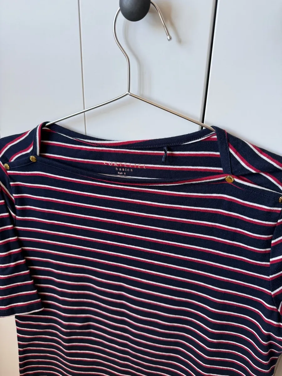 Ladies women Cortefiel cotton t-shirt, like new - Image 2
