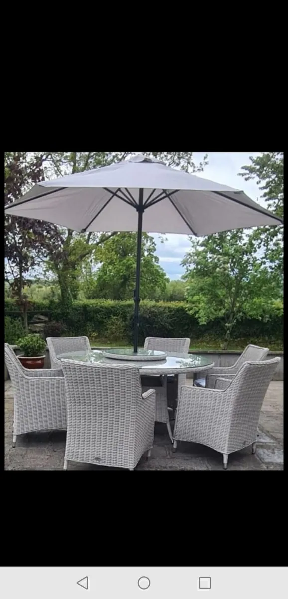 **CLEARANCE** Brand New Grey Rattan  6 Seater - Image 1