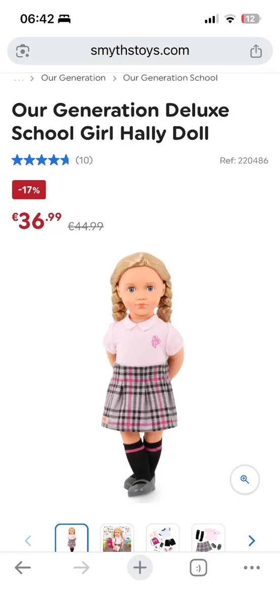 Our Generation Deluxe School Girl Hally Doll - Image 2