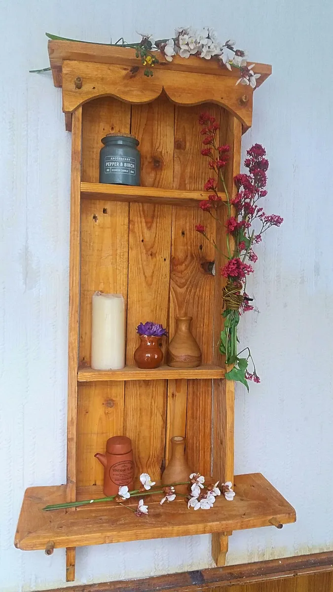 NEW : Rustic country style floating shelf display - Image 4