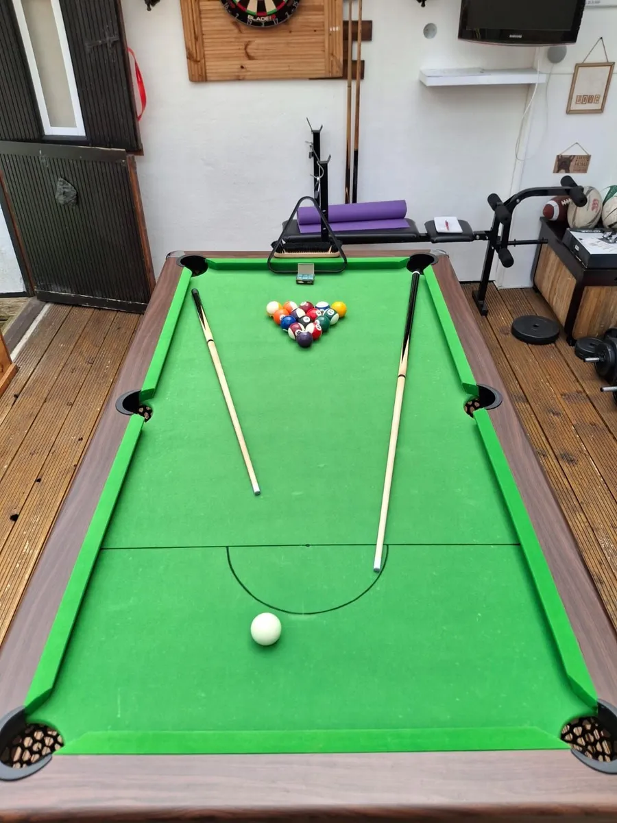 6ft Pool Table - Image 1