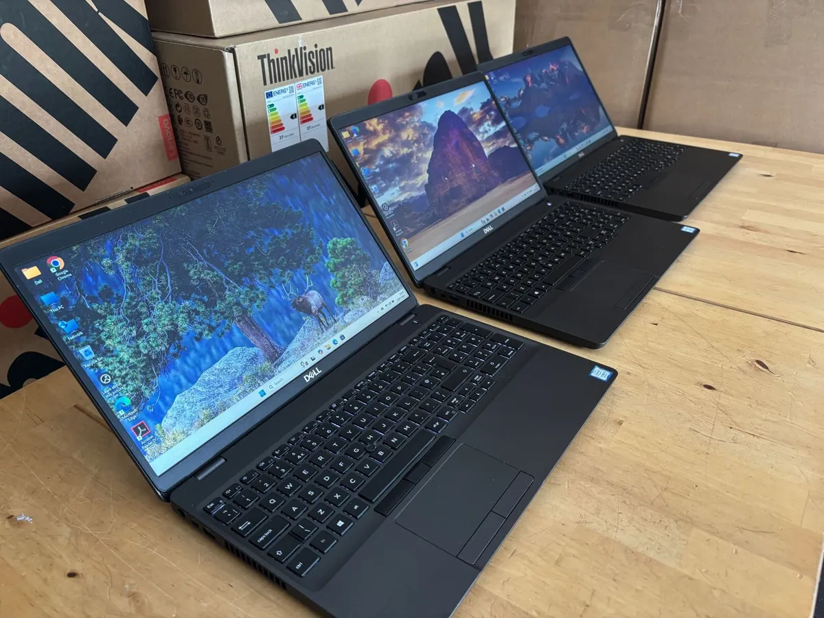 Dell Latitude 5500 15.6" Laptops-16Gb-Win 11 Pro - Image 1
