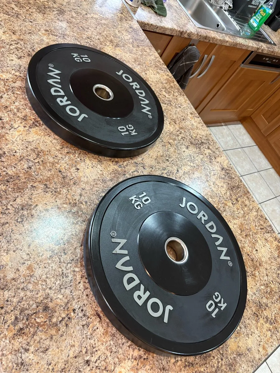 Jordan Top Branded Olympic Bumper Weight Plates!!