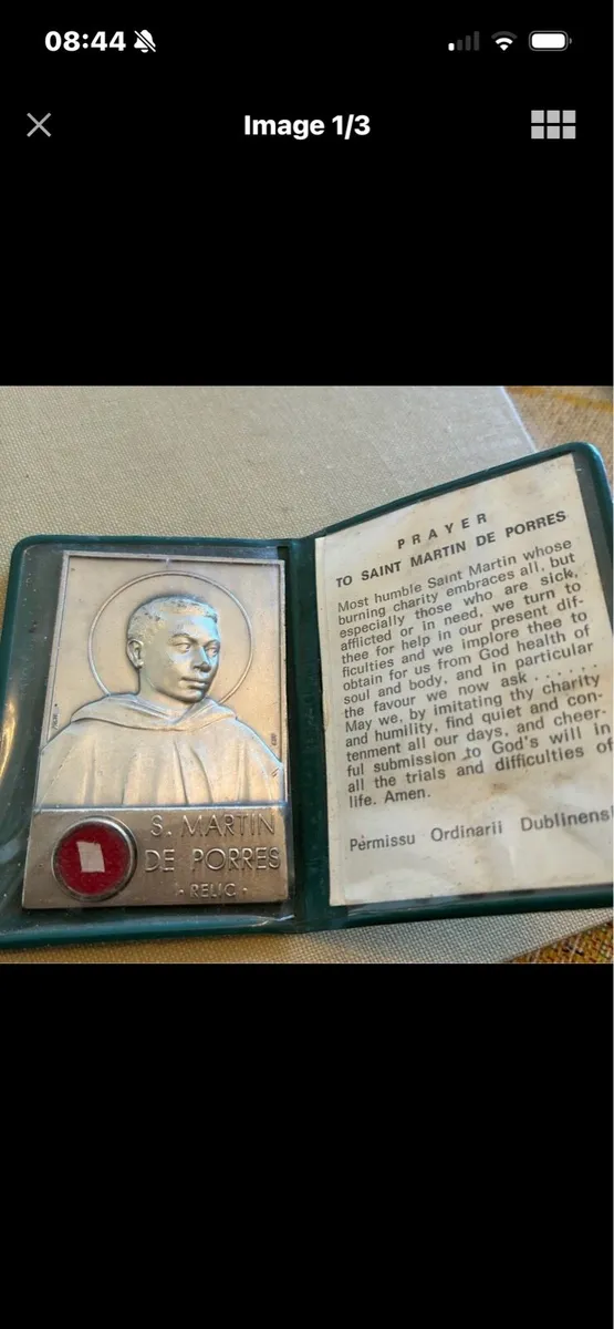 St Martin De Porres Relic - Image 1