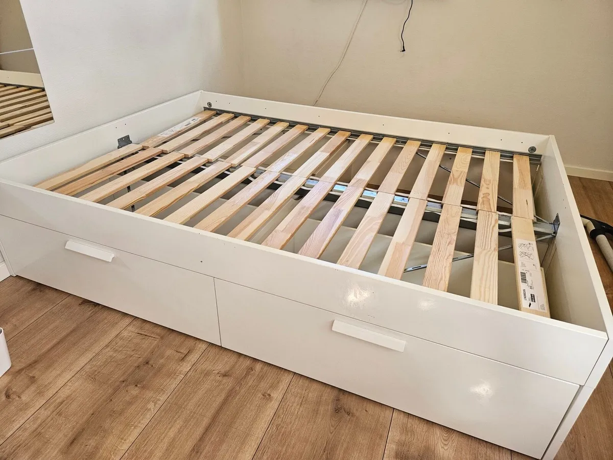 Ikea king size storage bed - Image 1