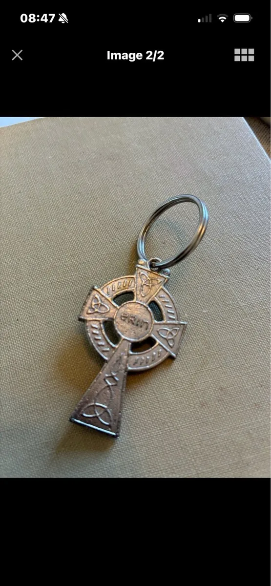 Rare ‘Erin’ Crucifix / Key Ring - Image 2