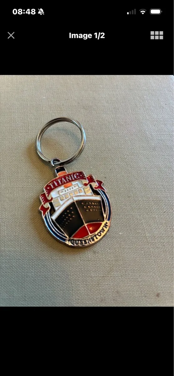 Titanic Queenstown Key Ring - Image 1