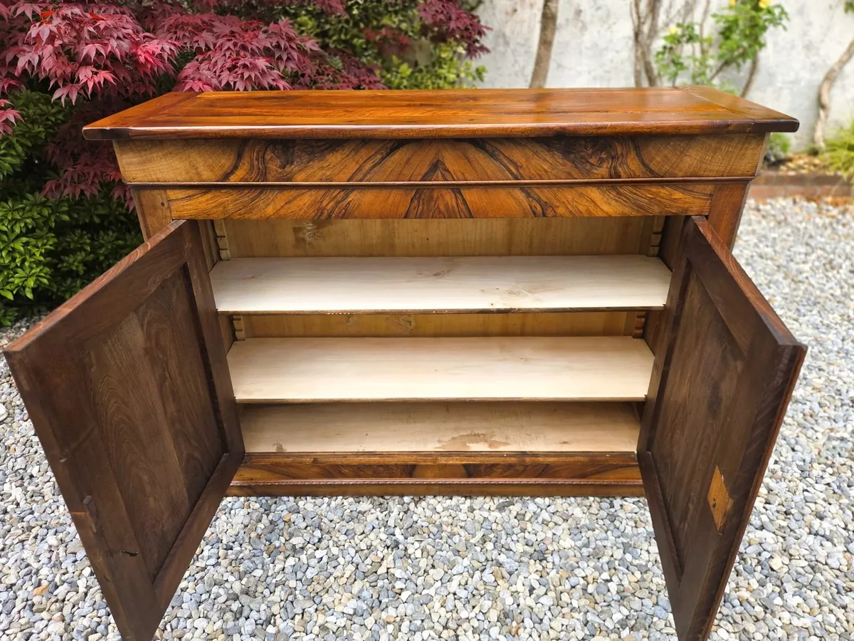 Large Antique French Walnut Hall Cabinet- 1900 - Image 3