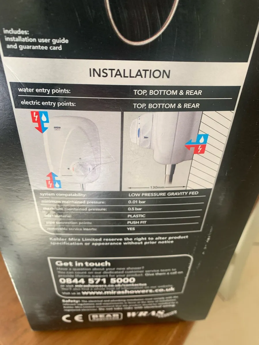 Mira vigour thermostatic Shower - Image 3