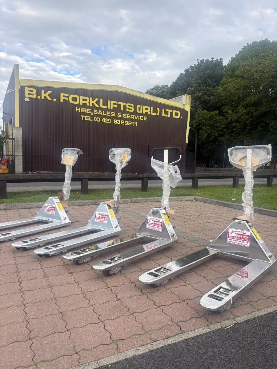 New Stainless , and Galvanised Pallet Trucks - Image 2