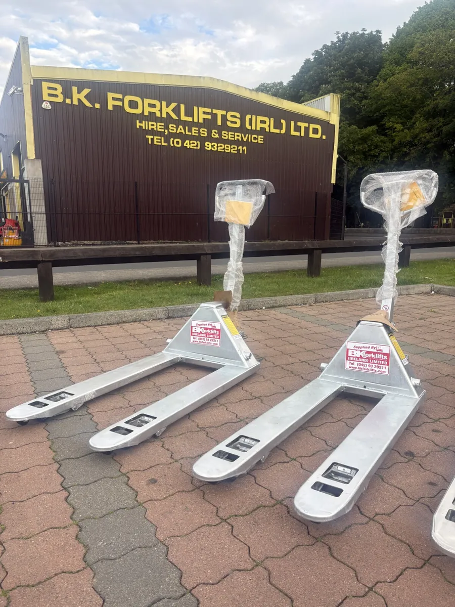 New Stainless , and Galvanised Pallet Trucks - Image 3
