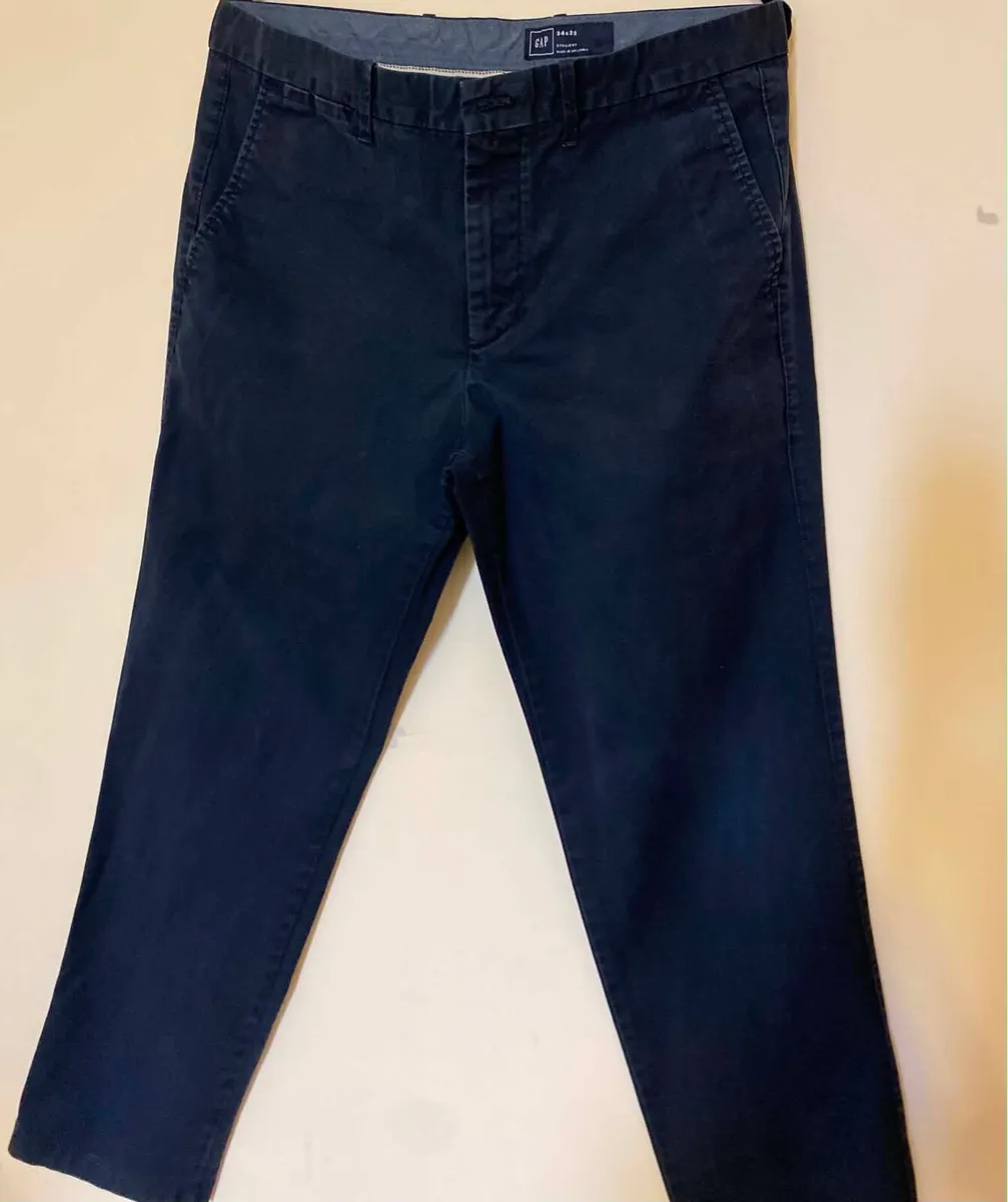 Gap Mens Navy Chino - 34/32 - Image 2