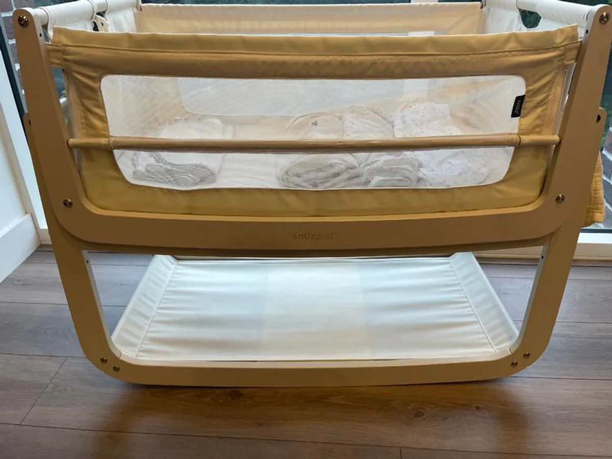 Snuzpod 5 cashmere bedside crib baby - Image 3