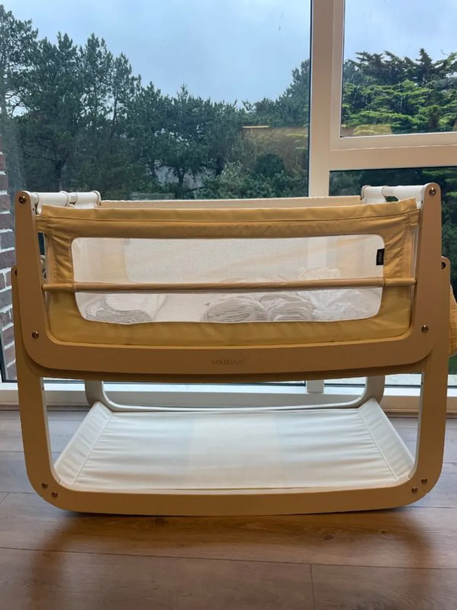 Snuzpod 5 cashmere bedside crib baby - Image 1