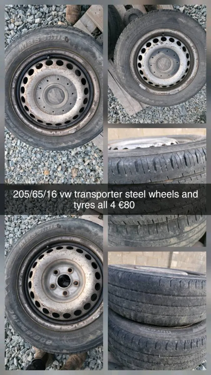 Vw transporter tyres and wheels - Image 1