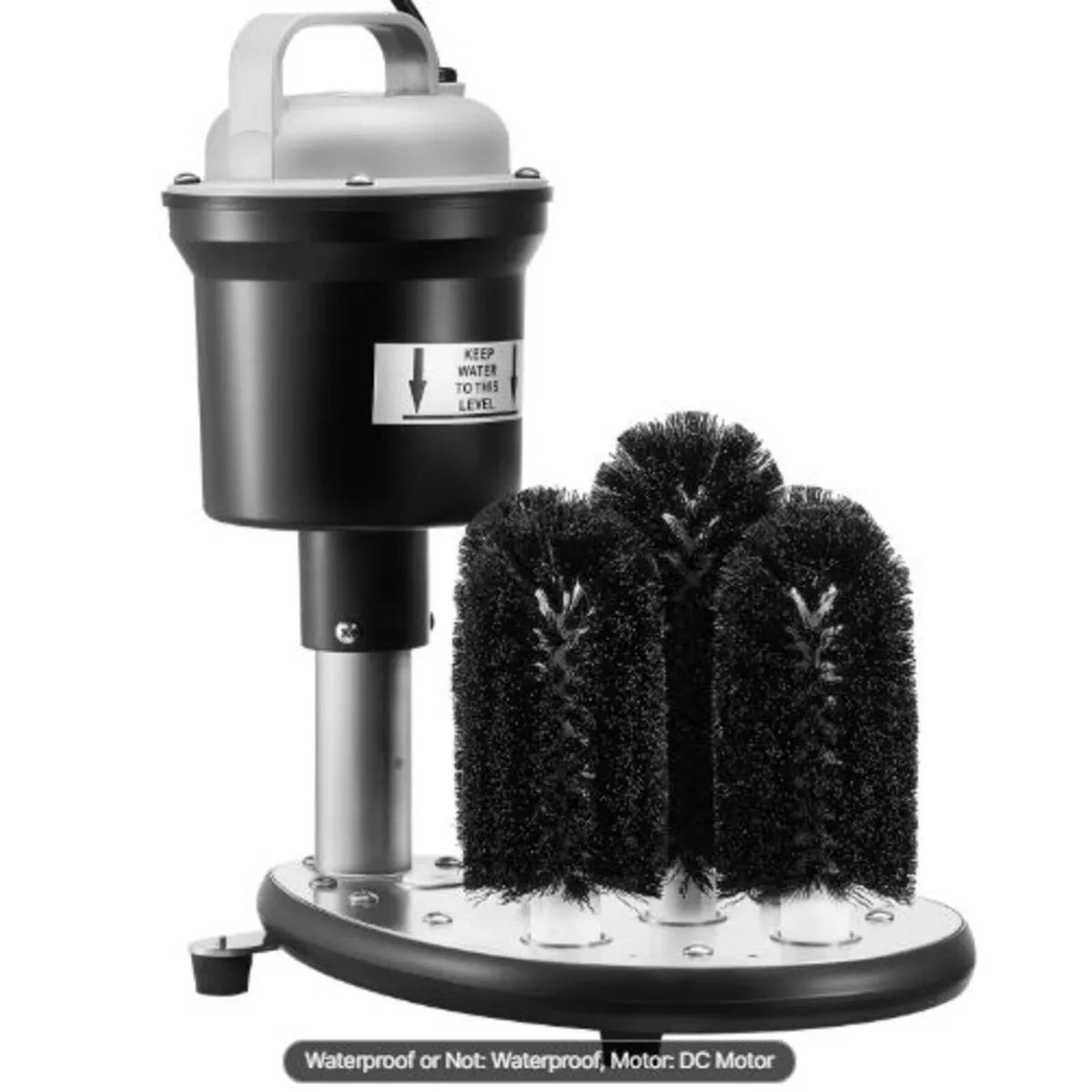 , Electric Commercial Glass Washer, 5-Brush Bar - Image 1