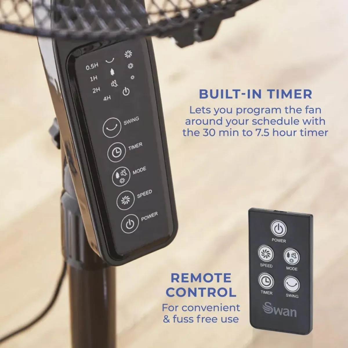 Free Standing Room Fan with Remote Control €60 - Image 4
