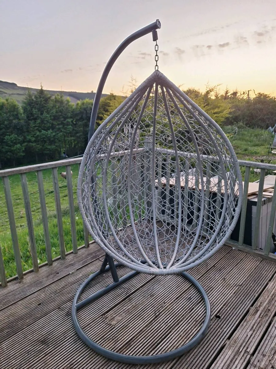 Hanging Egg Chair / Garden Swing Chair (DELIVERY) - Image 1