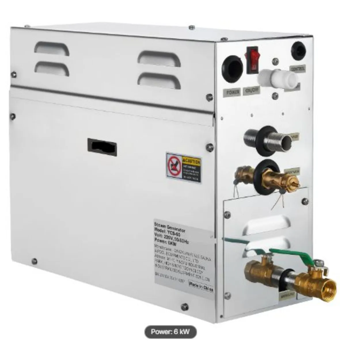 Sauna Bath Steamer with LED Digital Display Steam - Image 1