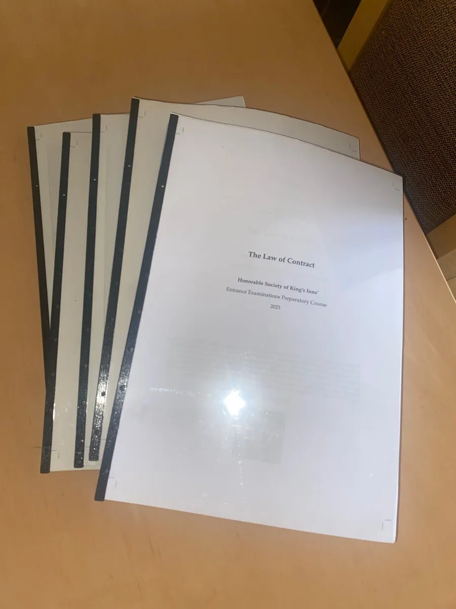 Kings Inns BL Entrance Exam Prep Course Manuals - Image 1