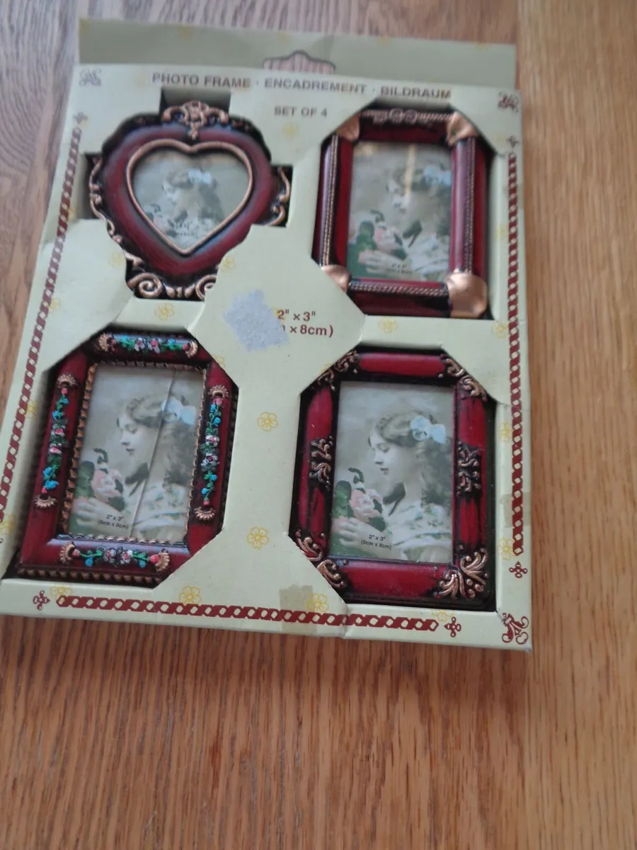 Set of 4 Wooden Frames for Sale - Image 1