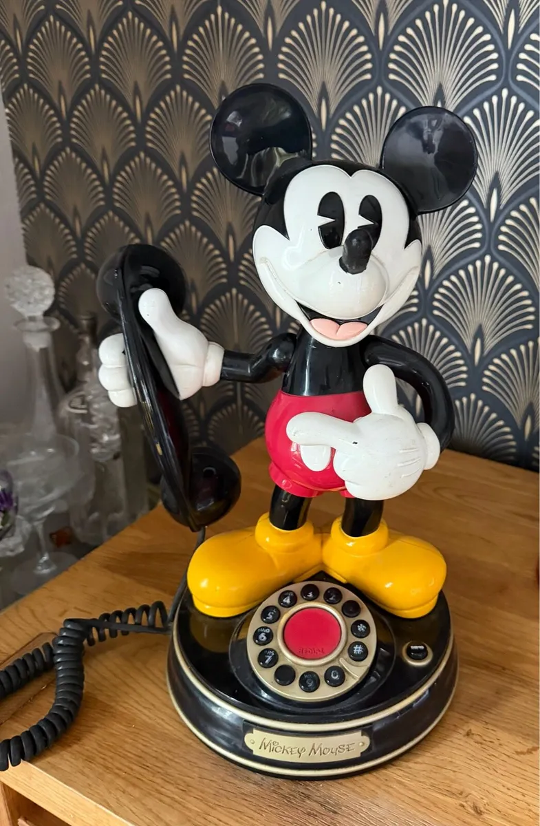 Vintage Micky Mouse Telephone - Image 2