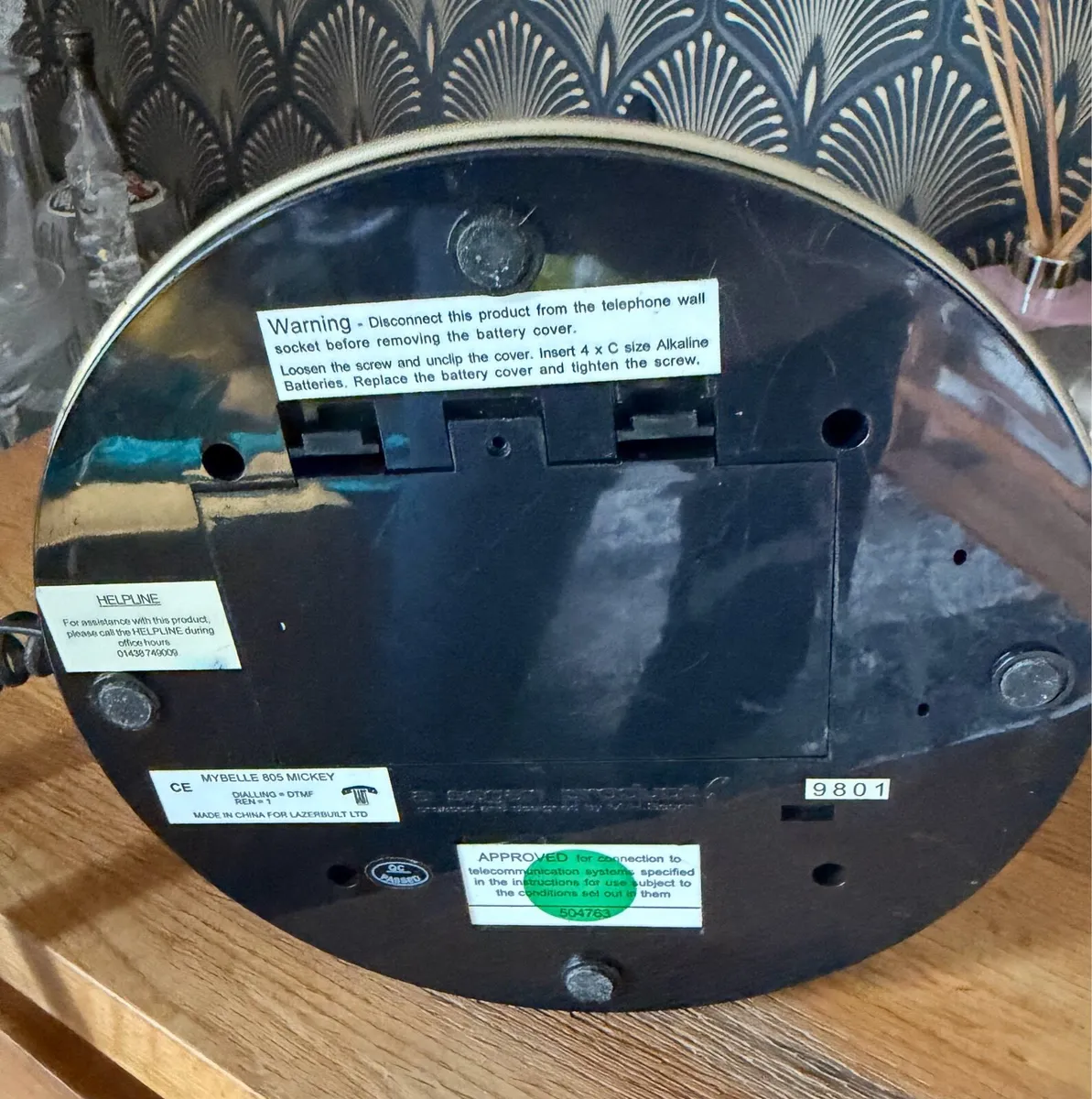 Vintage Micky Mouse Telephone - Image 4
